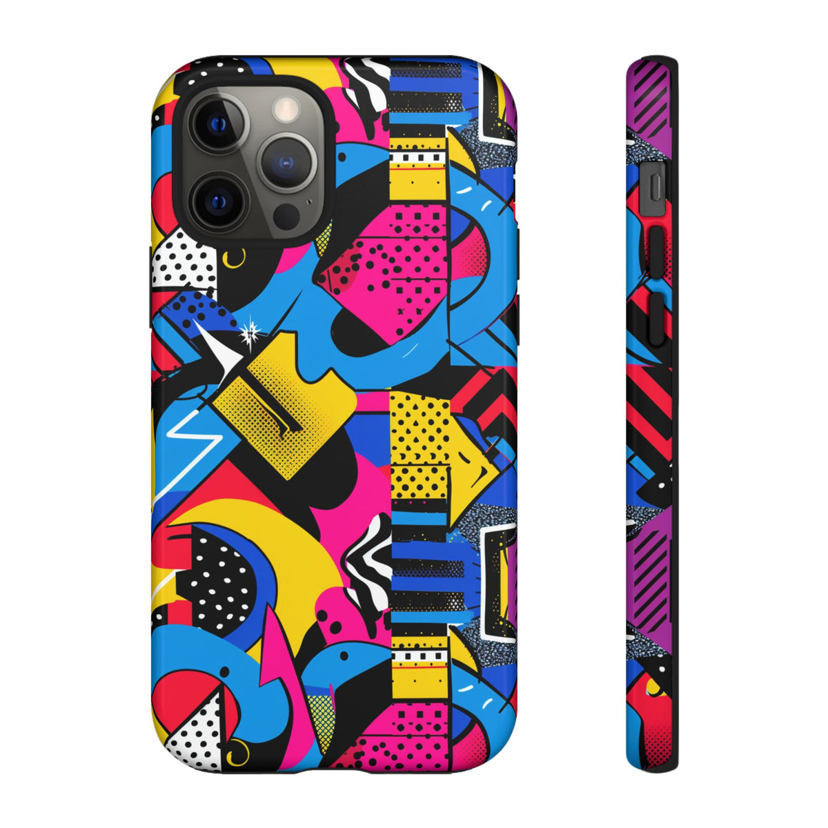 Retro 80s Seamless Phone Case – Vintage Style Meets Modern Protection