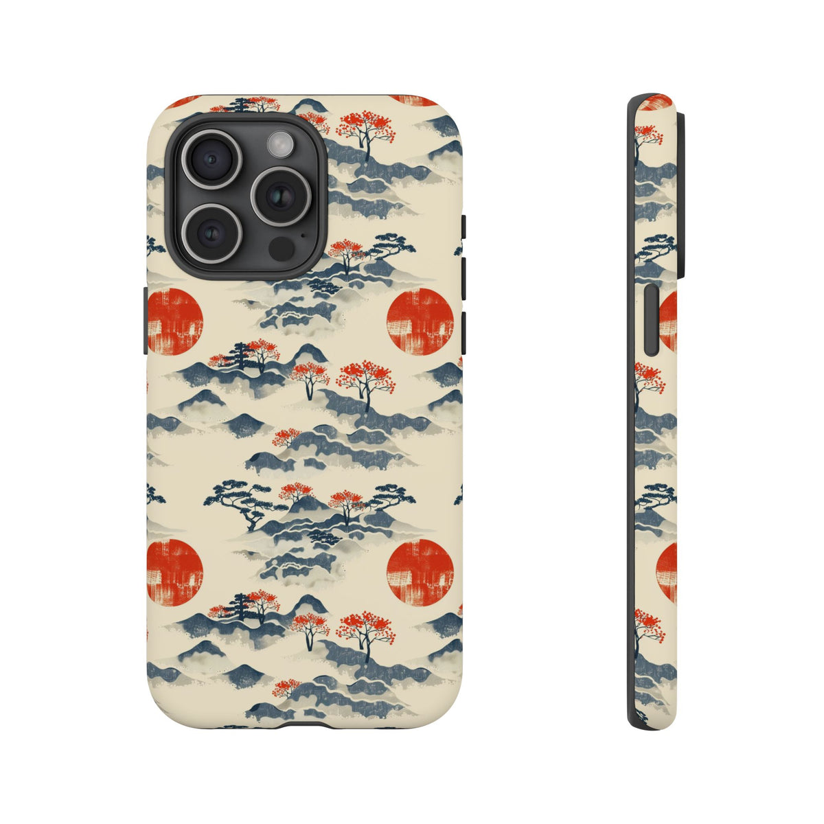 Japanese Pattern Phone Case – Elegant & Timeless Design for Your Phone 085