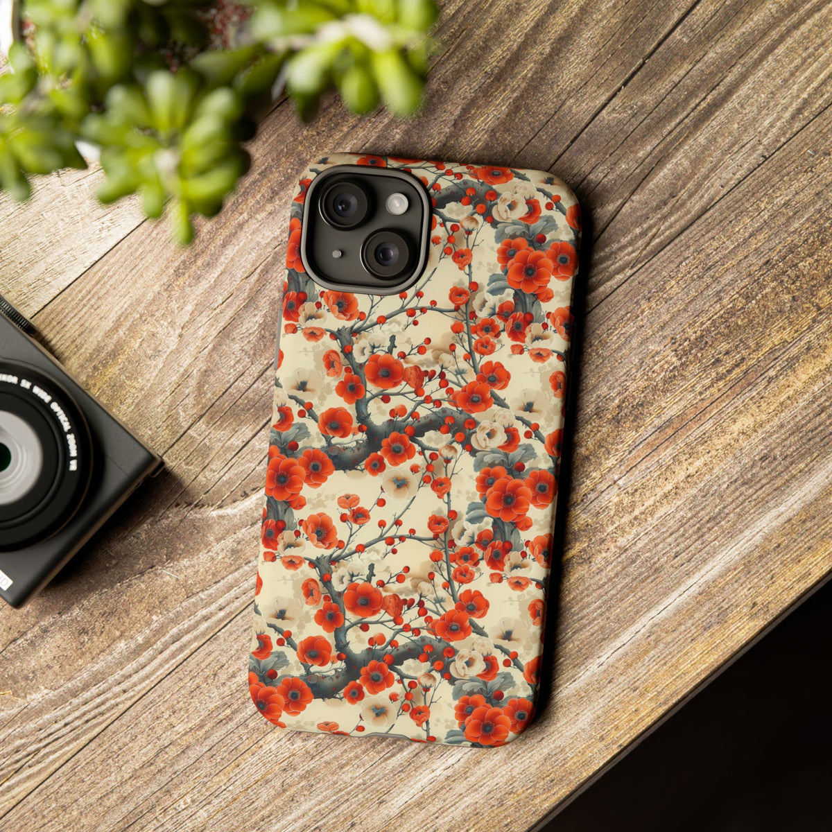 Japanese Pattern Phone Case – Elegant & Timeless Design for Your Phone 084