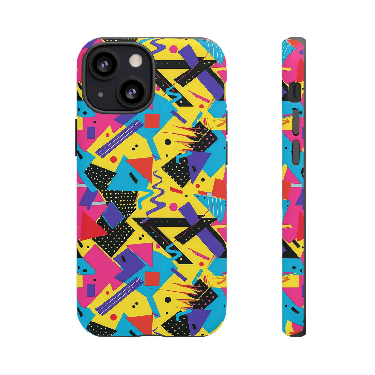 90s Themed Seamless Pattern Phone Case – Embrace Retro Style and Protection 223