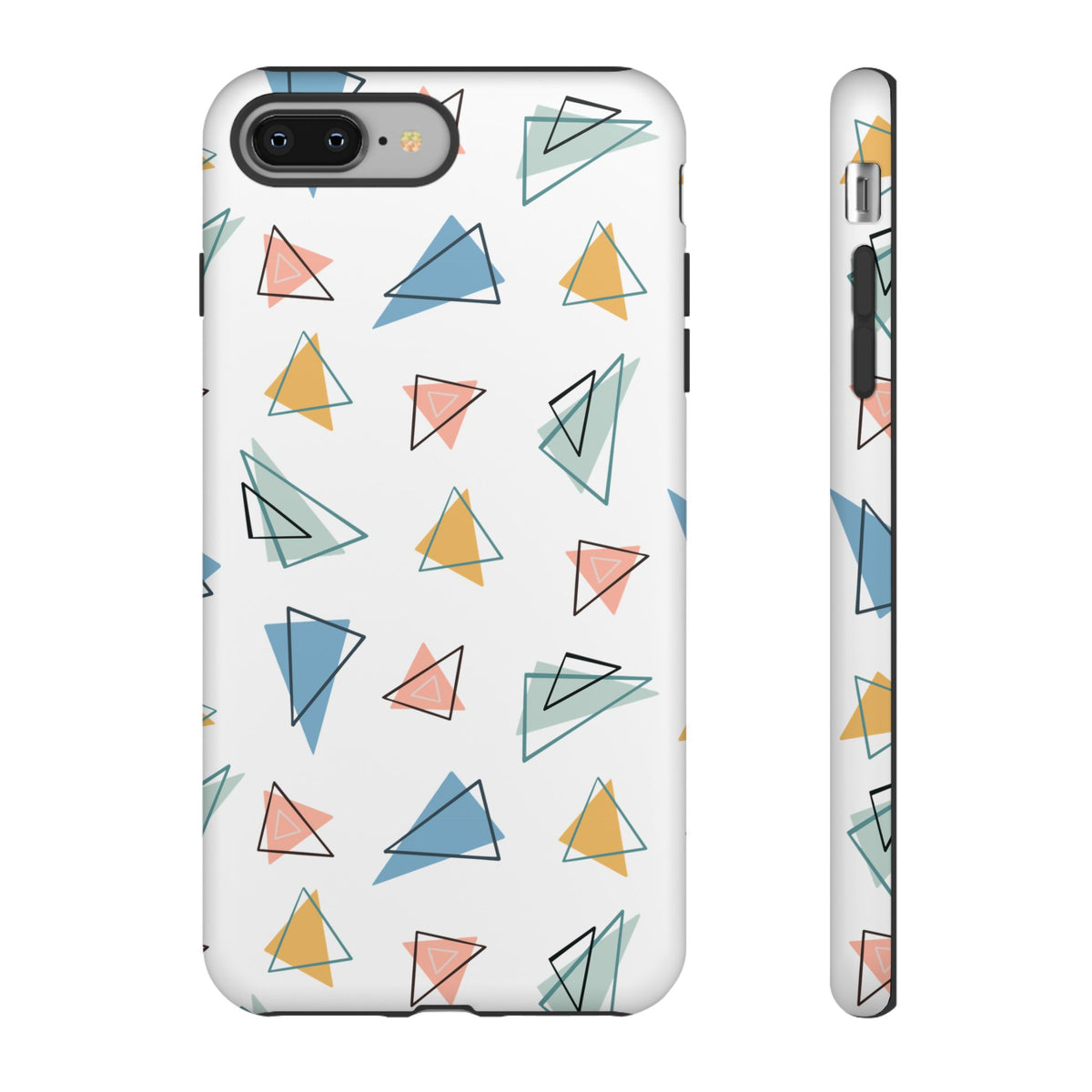 Triangle Pattern Phone Case – Modern & Durable Geometric Design