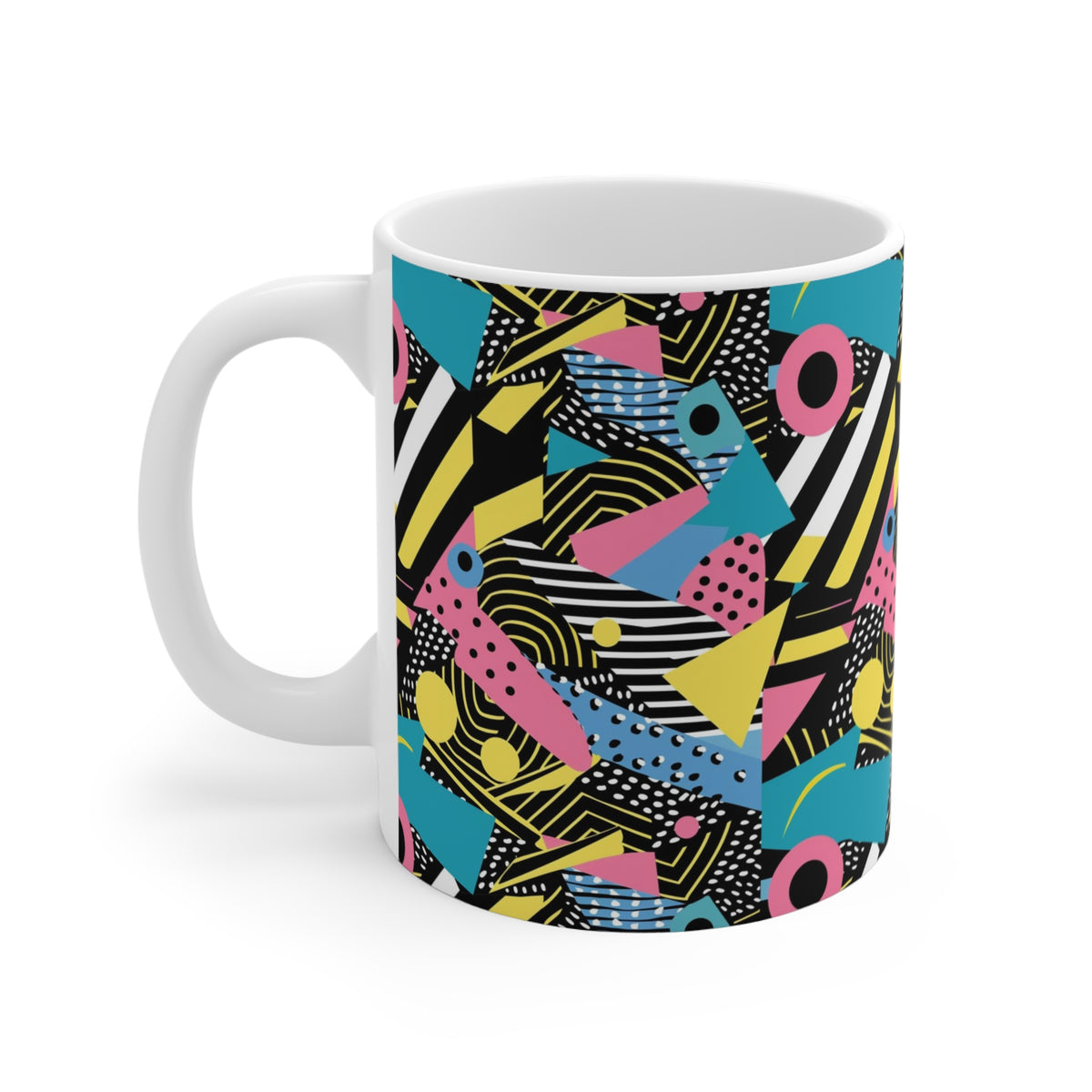 90s Retro Coffee Mug - Full Wrap Design 542