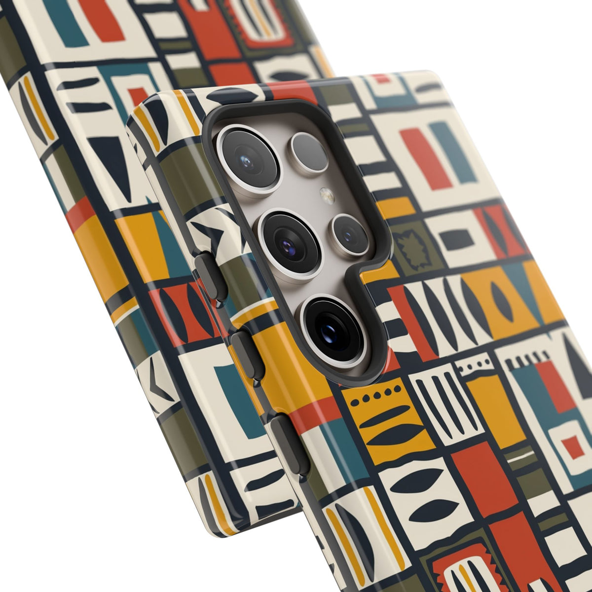 Stylish African Pattern Phone Case – Unique and Vibrant Protection 013