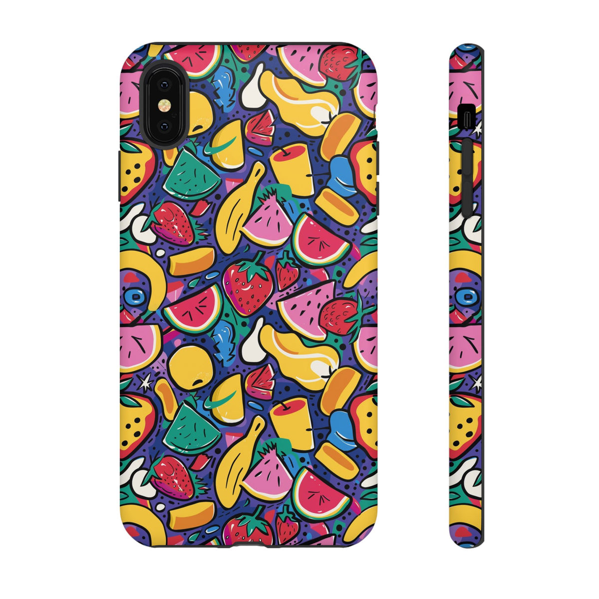 90s Themed Seamless Pattern Phone Case – Embrace Retro Style and Protection 316