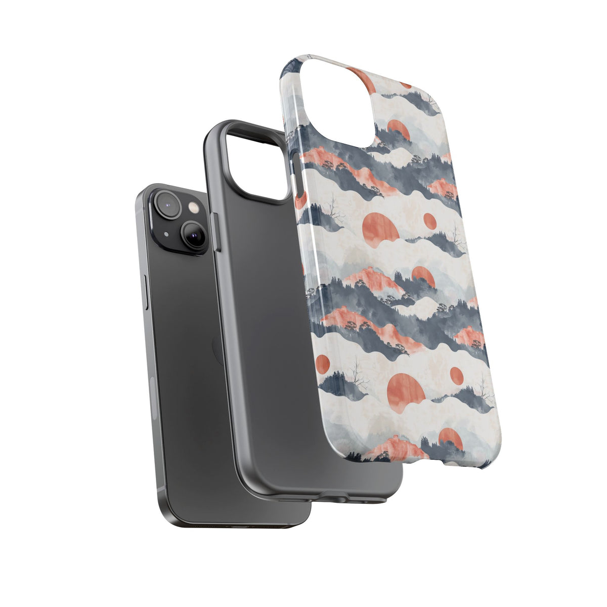 Japanese Pattern Phone Case – Elegant & Timeless Design for Your Phone 139