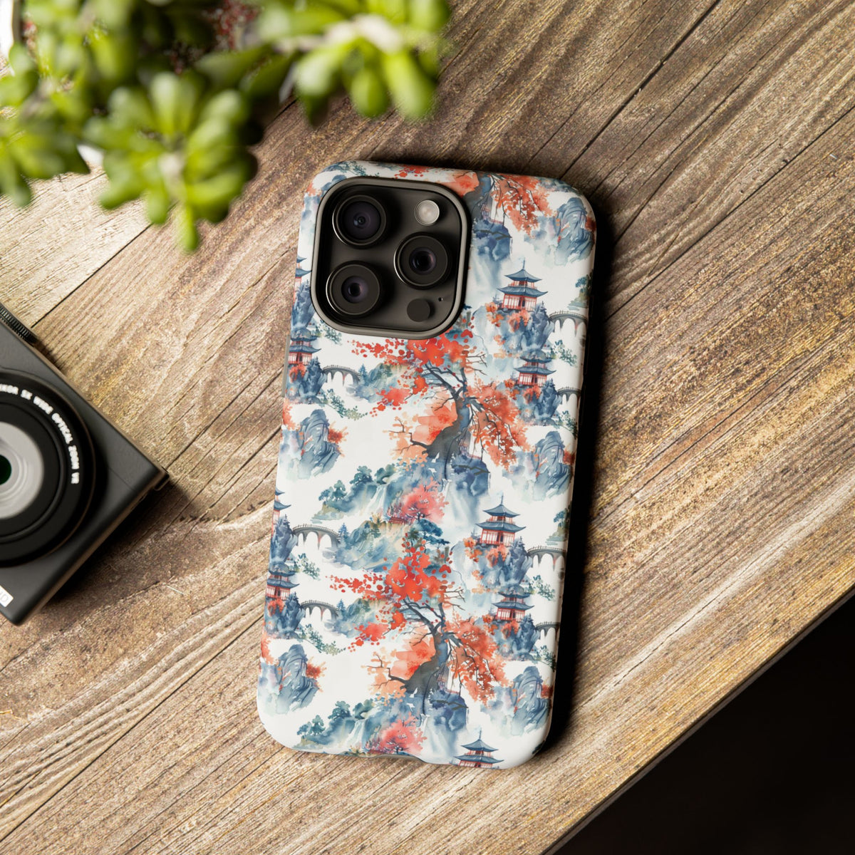 Japanese Pattern Phone Case – Elegant & Timeless Design for Your Phone 043