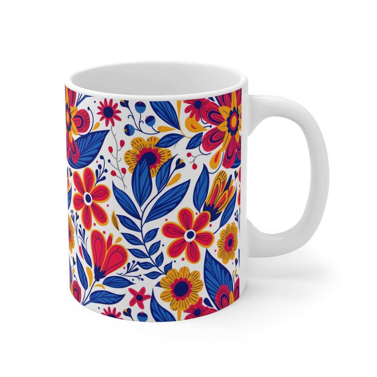 Groove Floral Bohemian Coffee Mug – Perfect for Free Spirits  (15)