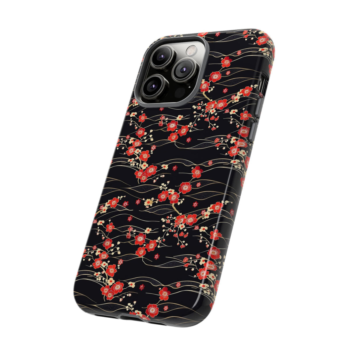 Japanese Pattern Phone Case – Elegant & Timeless Design for Your Phone 041