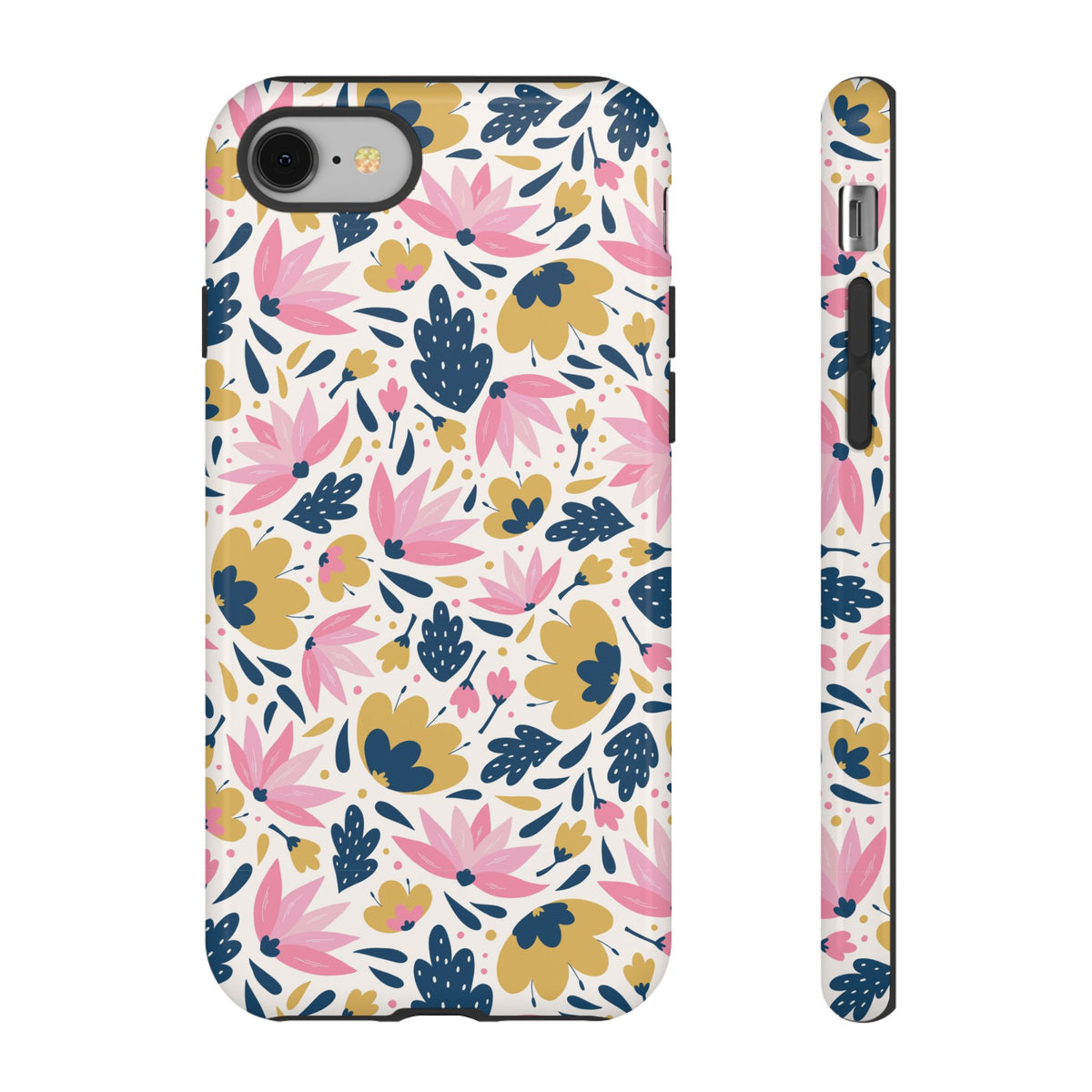 Colorful Little Flower Design Phone Case – Bright and Cheerful Floral Phone Cover 3