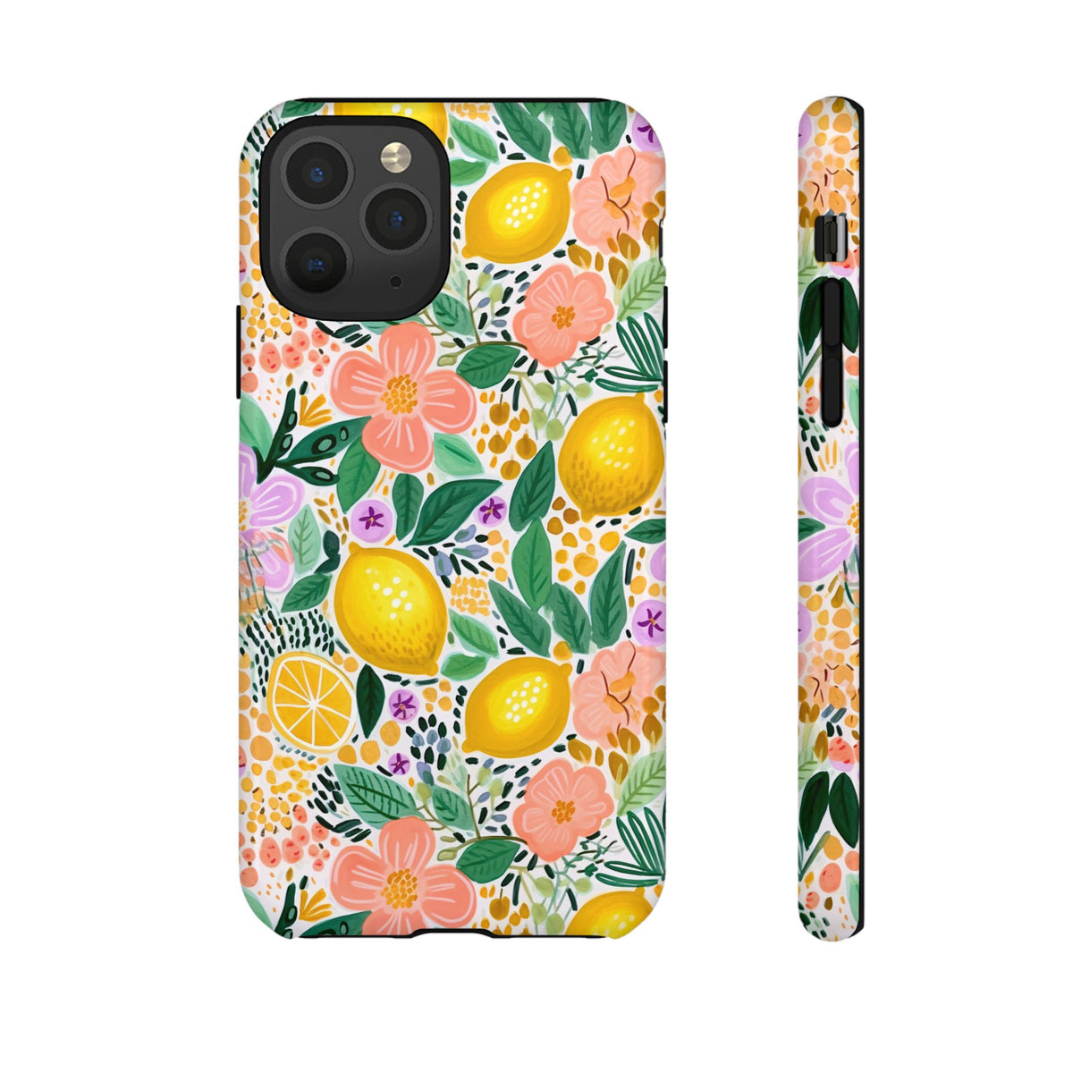 Cute Summer Lemons Phone Case – Refreshing Citrus Design for Your Phone