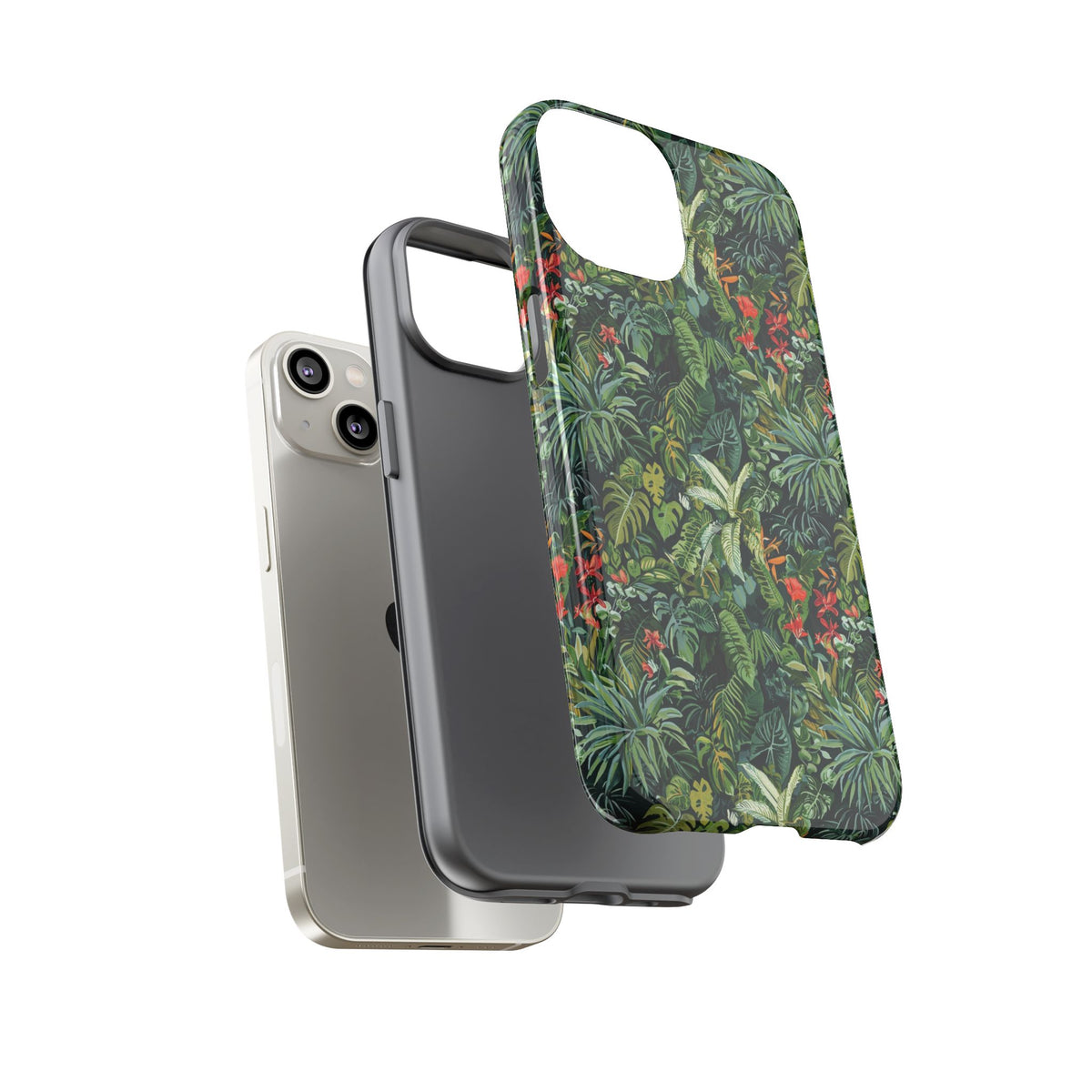 Jungle Pattern Phone Case – Exotic & Lush Design for Your Phone 323