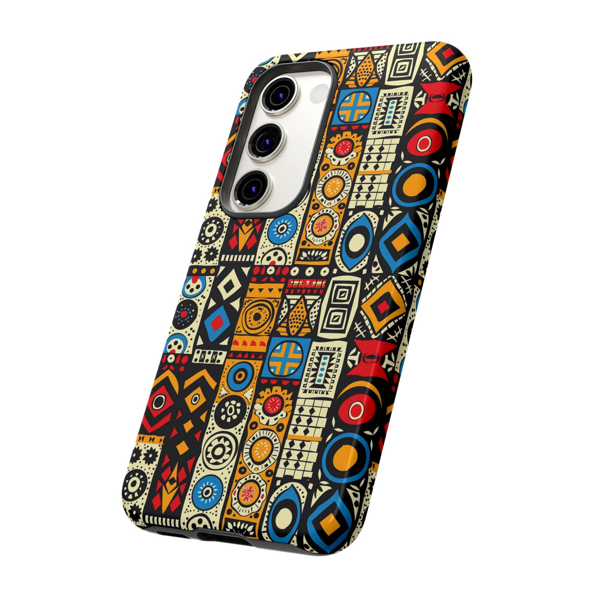 Stylish African Pattern Phone Case – Unique and Vibrant Protection 206