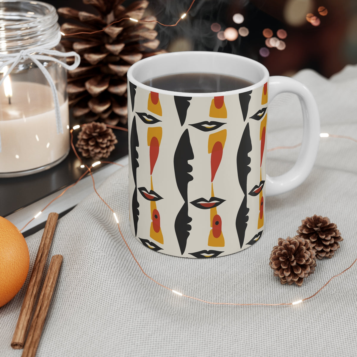 All-Over African Pattern Coffee Mug 475