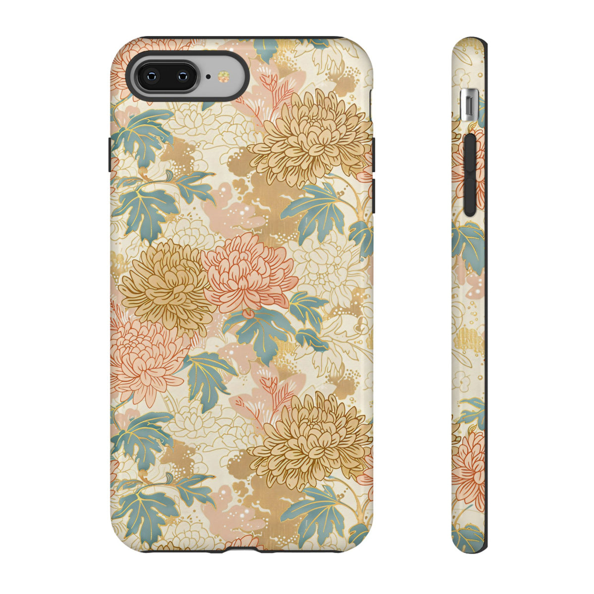 Japanese Blossom Asian Floral Design Phone Case – Elegant Floral Phone Cover