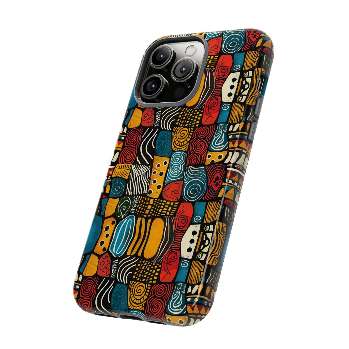 Stylish African Pattern Phone Case – Unique and Vibrant Protection 159