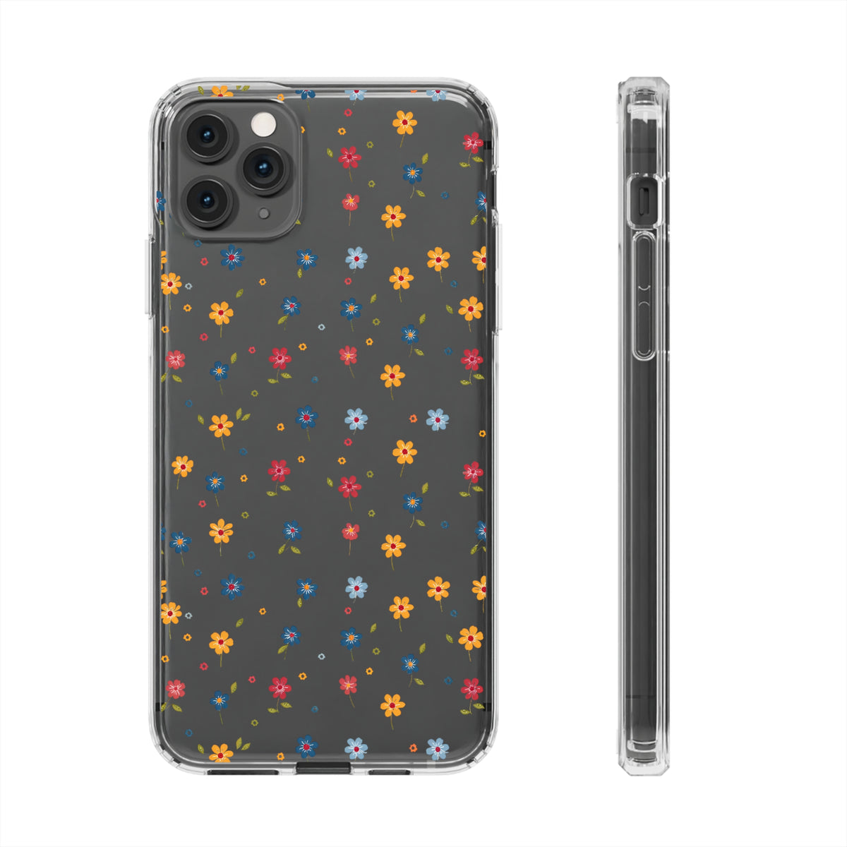 Wild Flowers Garden Stitch Phone Case – Nature-Inspired Floral Design 2