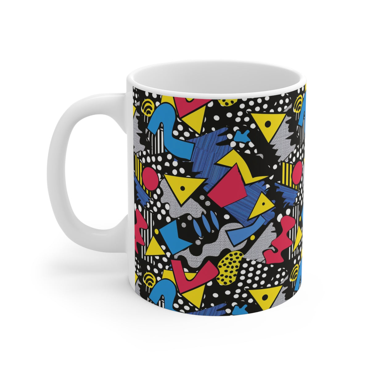 90s Retro Coffee Mug - Full Wrap Design 540