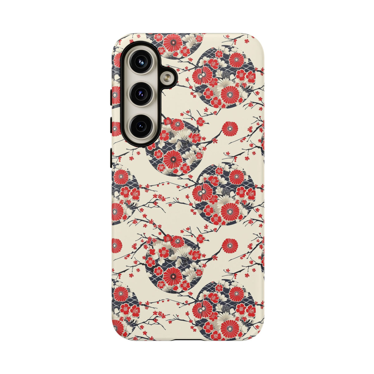 Japanese Pattern Phone Case – Elegant & Timeless Design for Your Phone 138