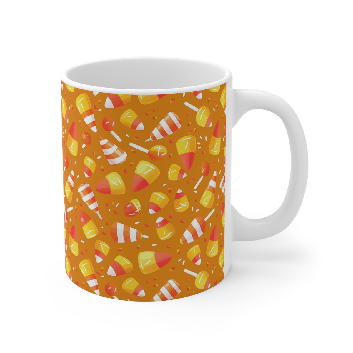 Colorful All-Over Candy Theme Coffee Mug Fun Ceramic Drinkware 110