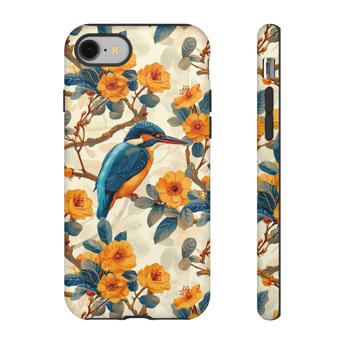 Birds Seamless Pattern Phone Case – Elegant and Timeless Avian Design