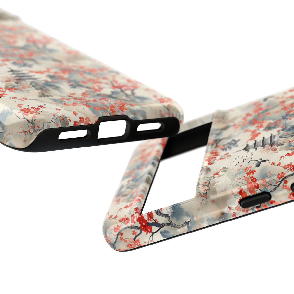 Japanese Style Pattern Phone Case - Elegant & Protective Cover