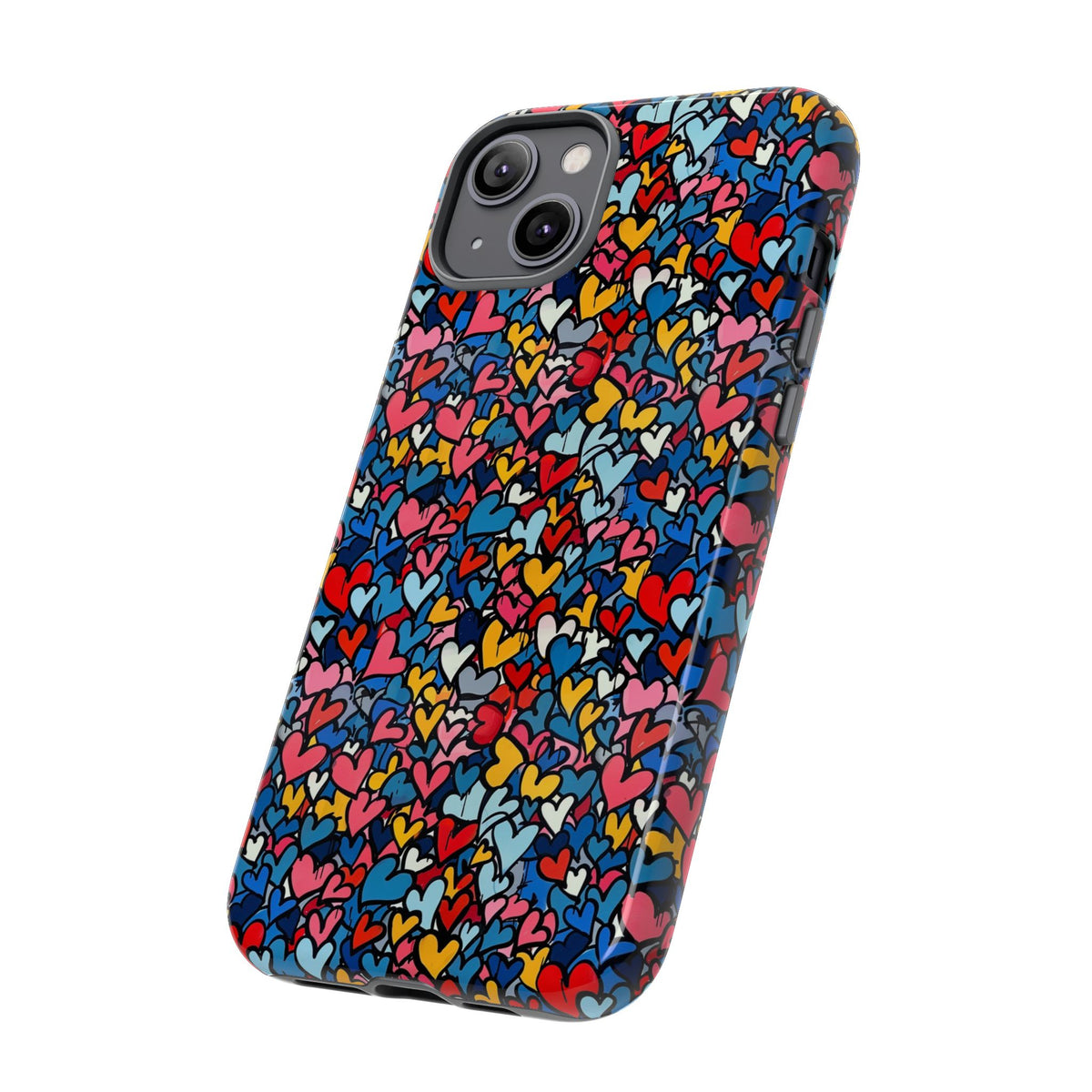 Heart Pattern Phone Case – Stylish & Loving Design for Your Device 820