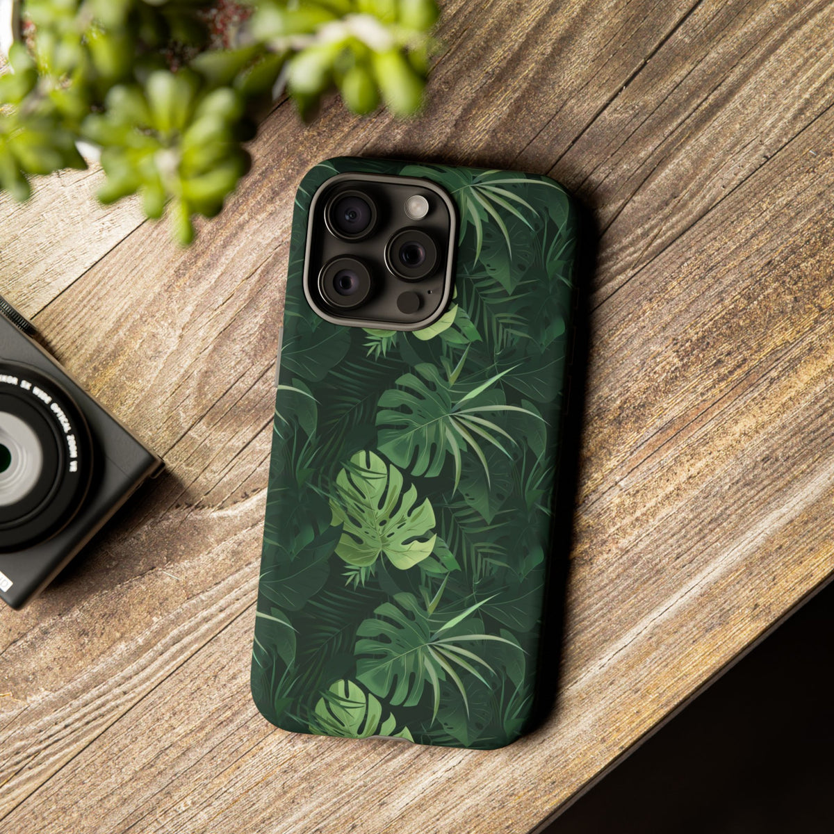 Jungle Pattern Phone Case – Exotic & Lush Design for Your Phone 335