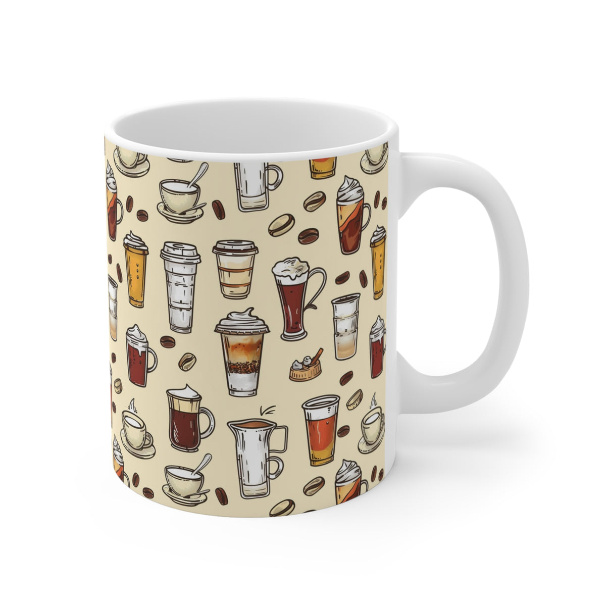 Coffee-Themed Coffee Mug - Sip in Style 385