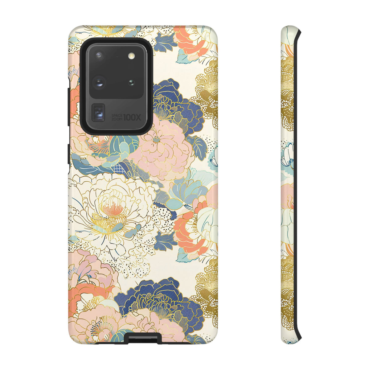 Japanese Blossom Asian Floral Design Phone Case – Elegant Floral Phone Cover 4