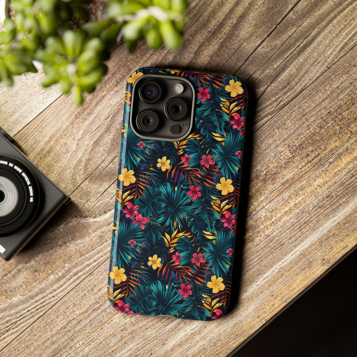 Jungle Pattern Phone Case – Exotic & Lush Design for Your Phone 327