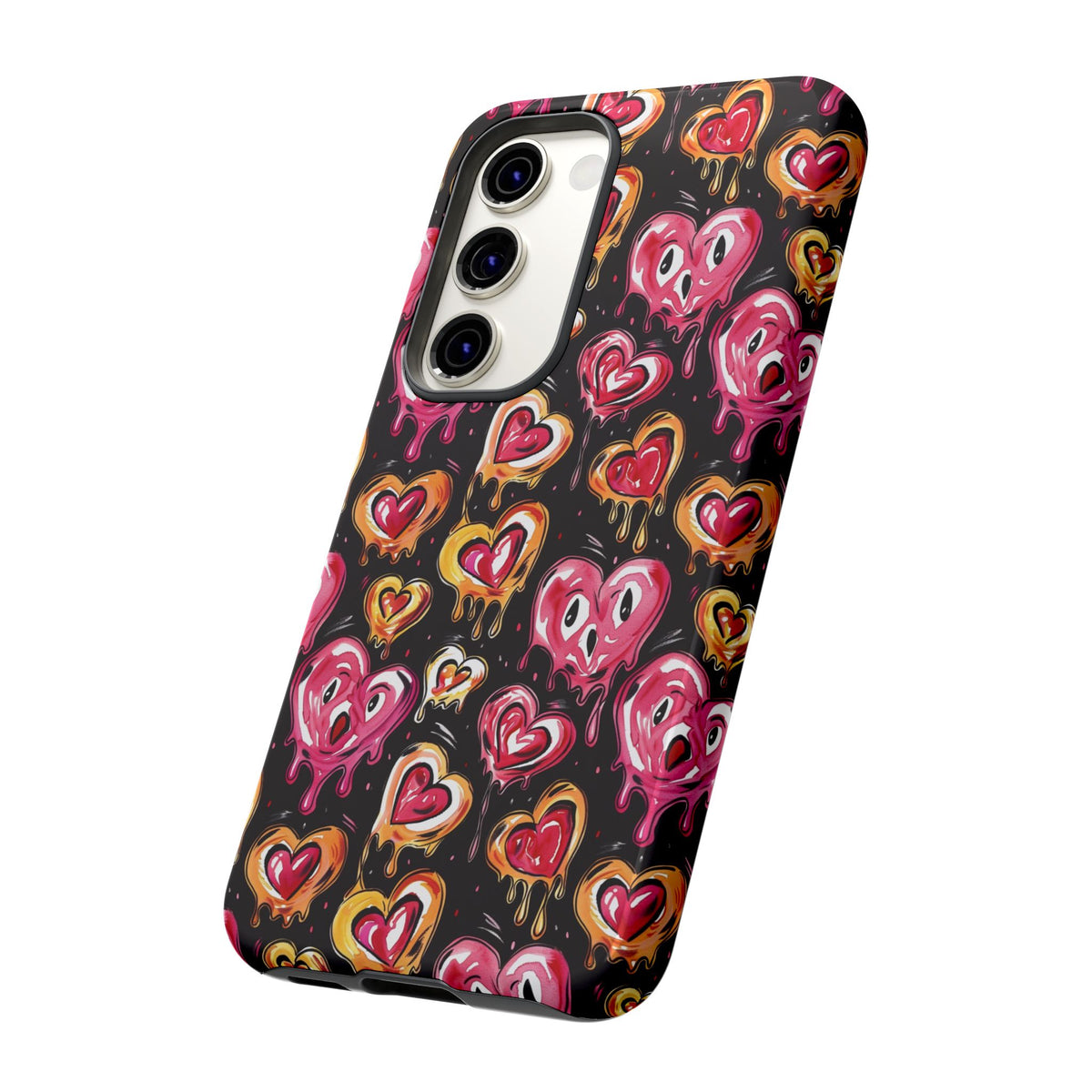 Heart Pattern Phone Case – Stylish & Loving Design for Your Device 361