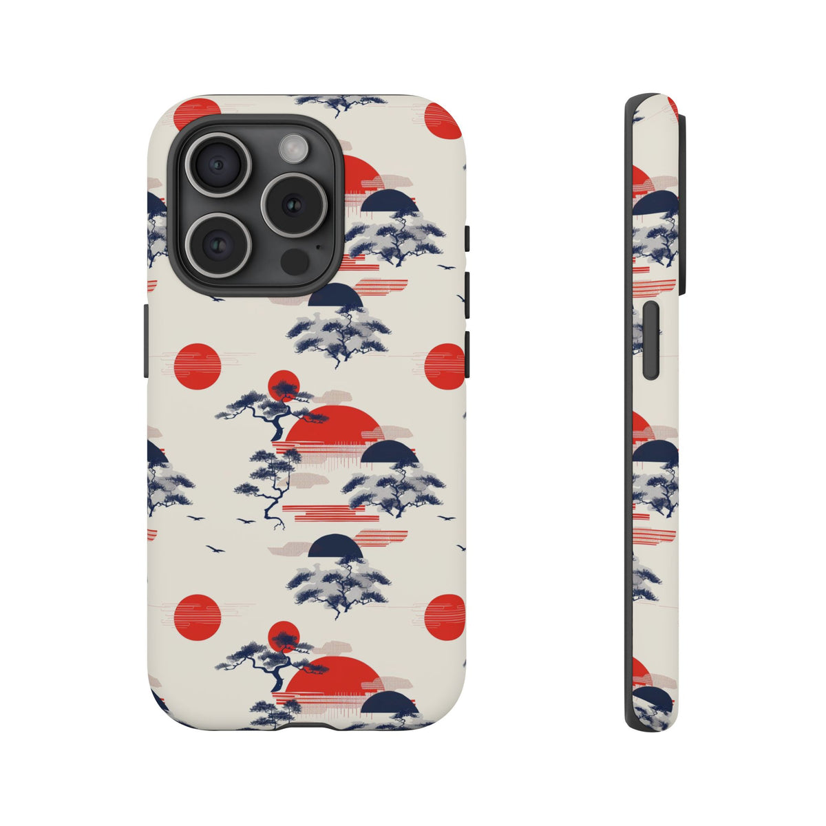 Japanese Pattern Phone Case – Elegant & Timeless Design for Your Phone 047