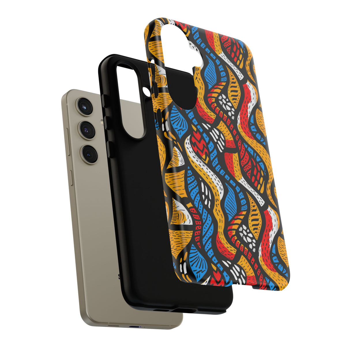 Stylish African Pattern Phone Case – Unique and Vibrant Protection 155