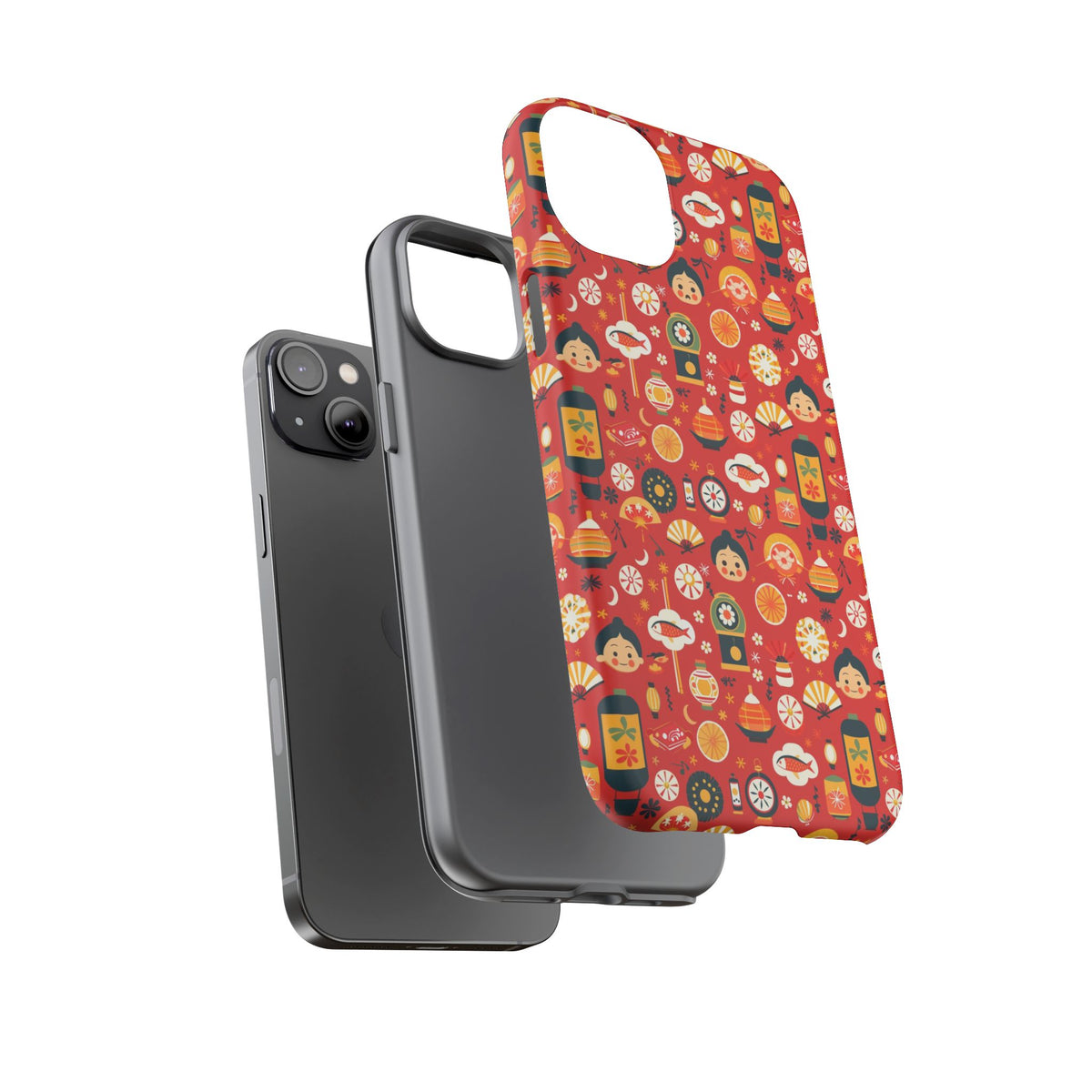 Japanese Pattern Phone Case – Elegant & Timeless Design for Your Phone 087