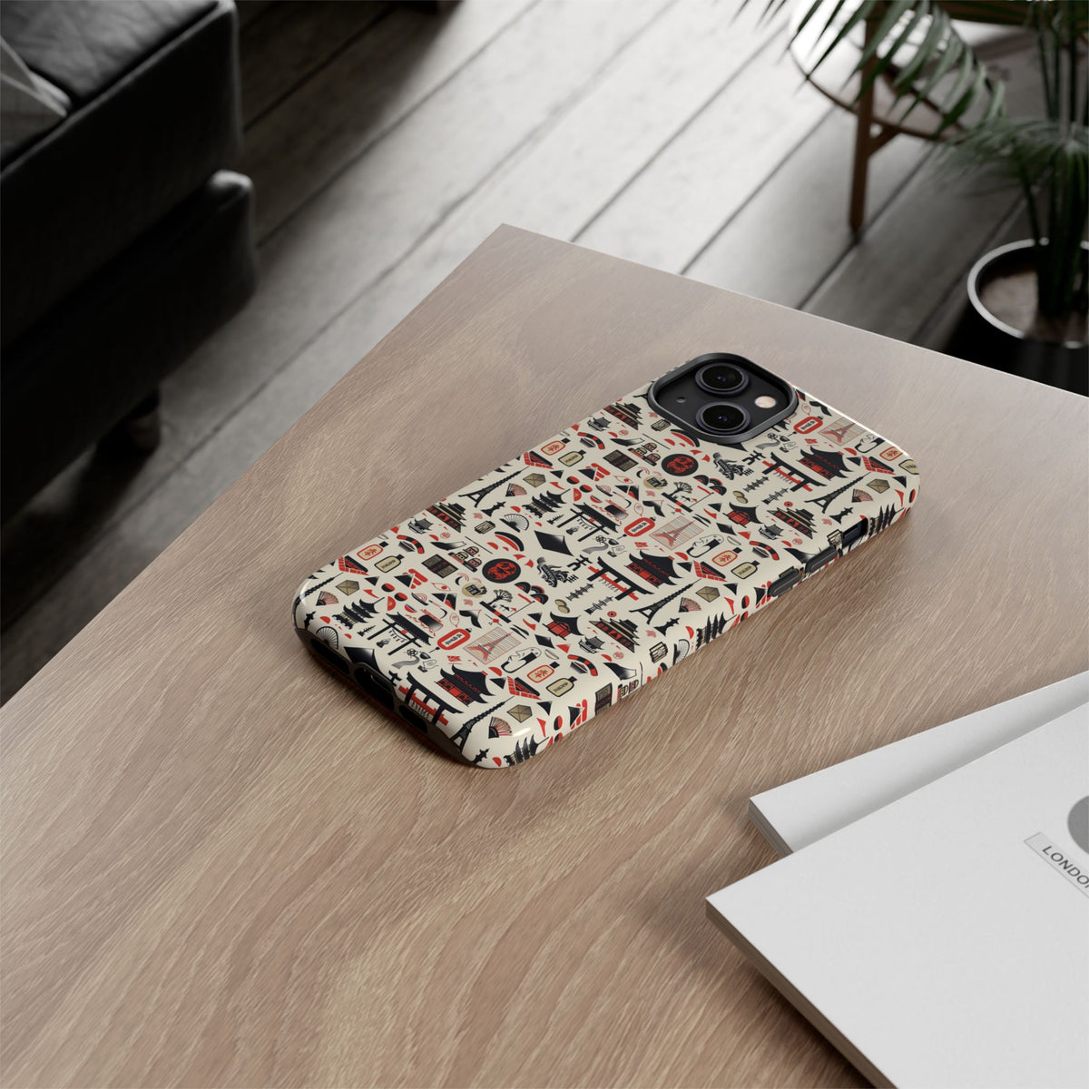 Japanese Pattern Phone Case – Elegant & Timeless Design for Your Phone 010