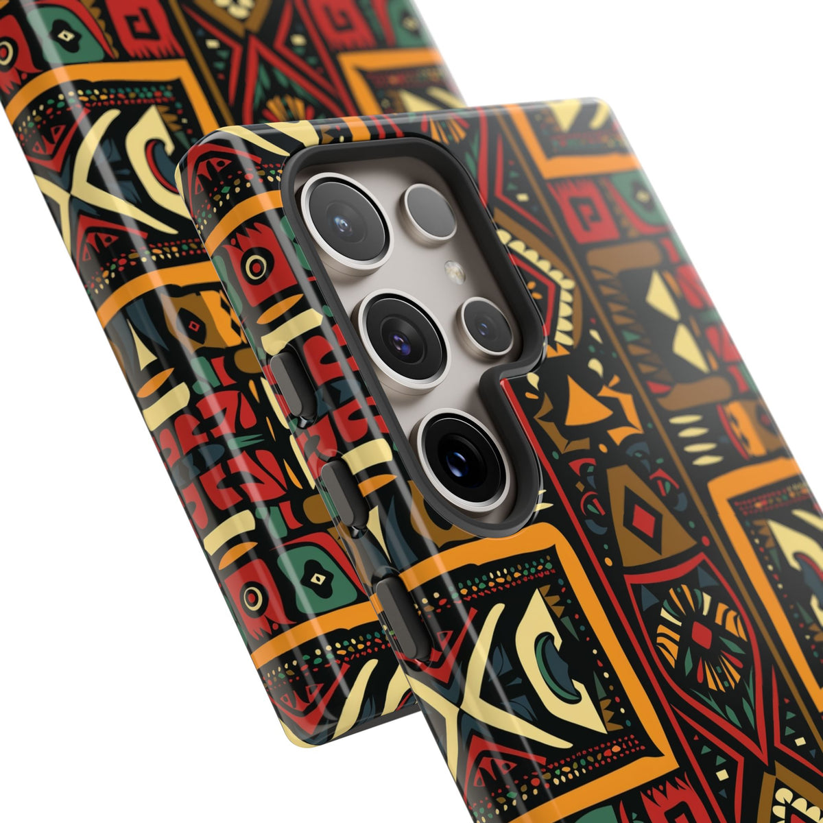 Stylish African Pattern Phone Case – Unique and Vibrant Protection 164