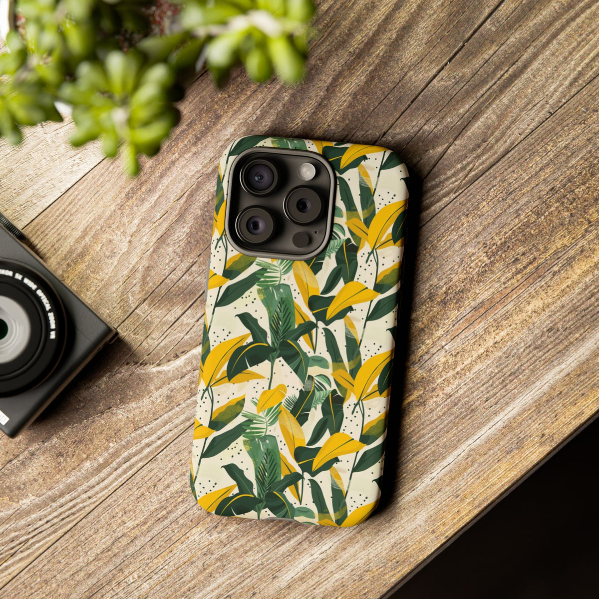 Jungle Pattern Phone Case – Exotic & Lush Design for Your Phone 338