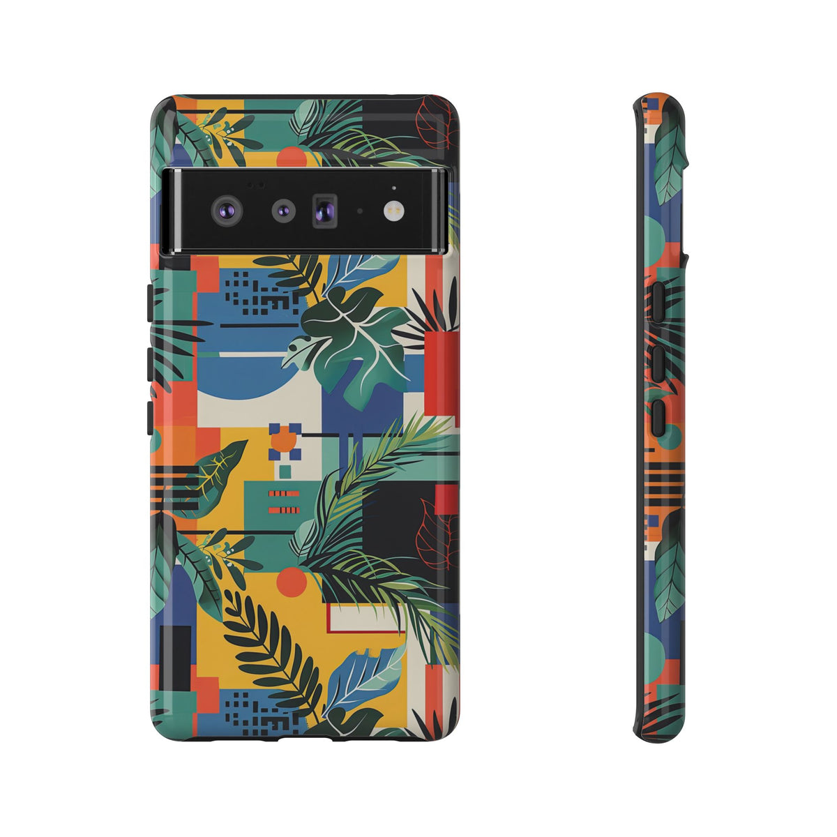 Jungle Collage Phone Case – Vibrant & Durable Nature-Inspired Protection