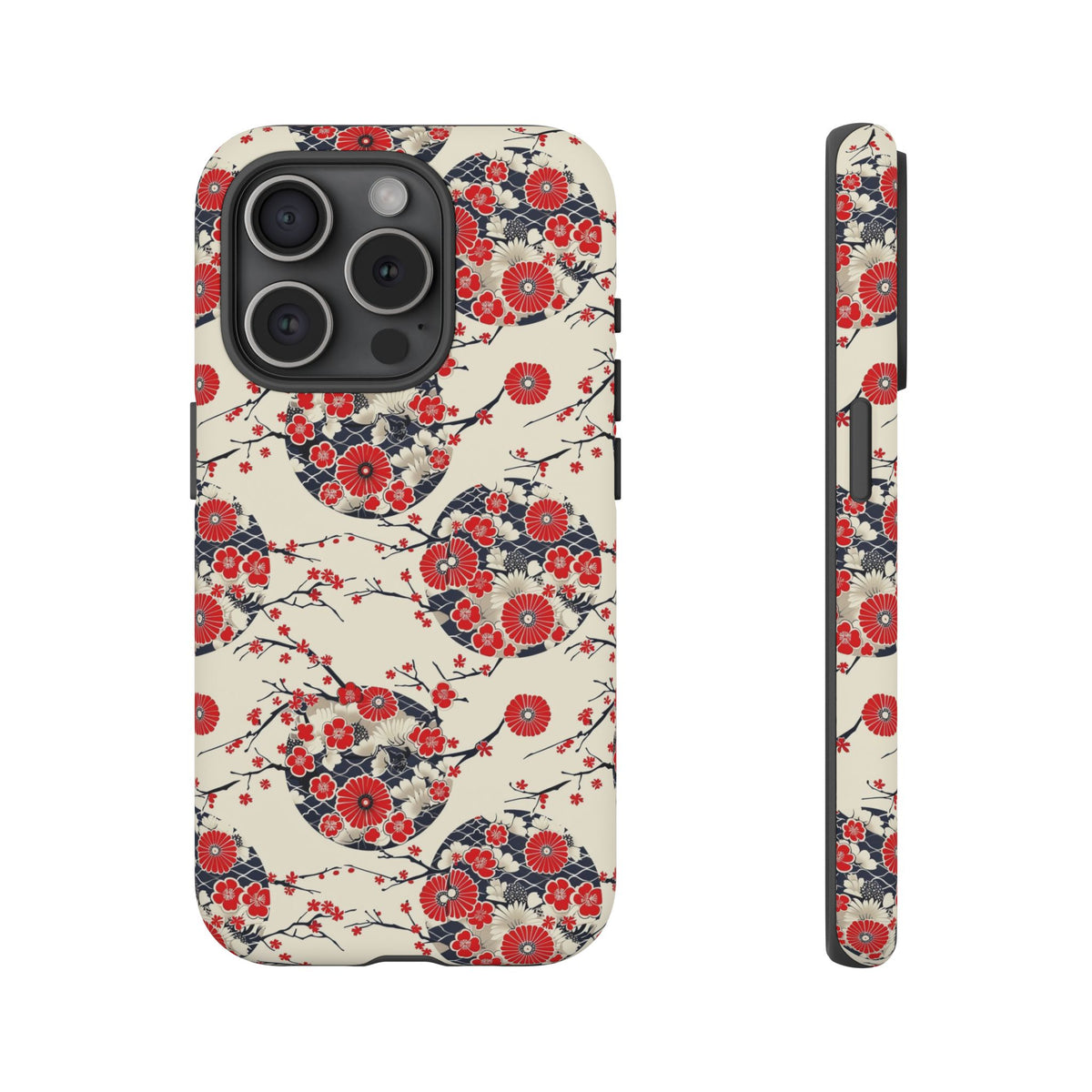 Japanese Pattern Phone Case – Elegant & Timeless Design for Your Phone 138