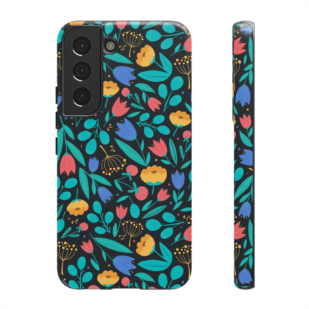 Colorful Little Flower Design Phone Case – Bright and Cheerful Floral Phone Cover