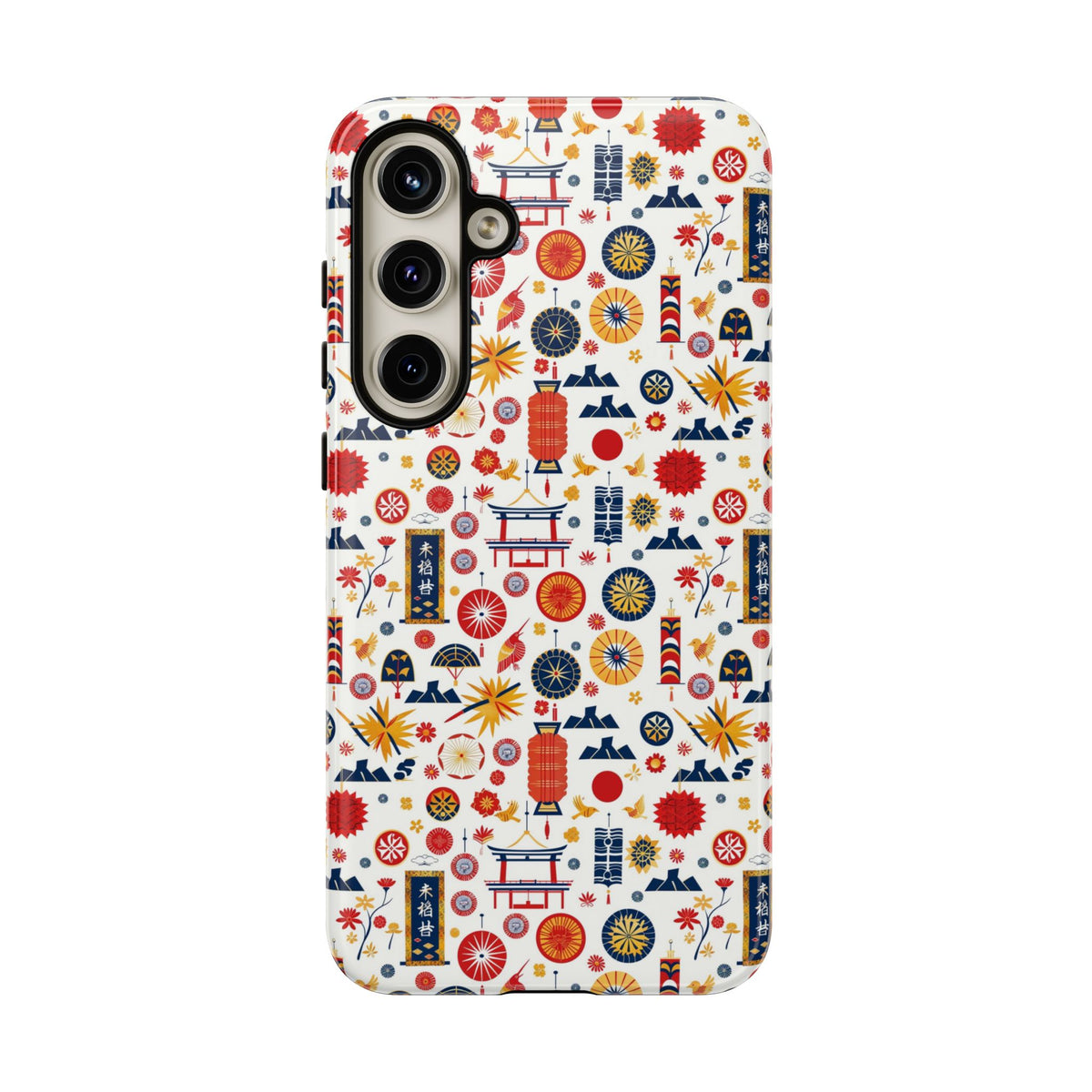 Japanese Pattern Phone Case – Elegant & Timeless Design for Your Phone 118