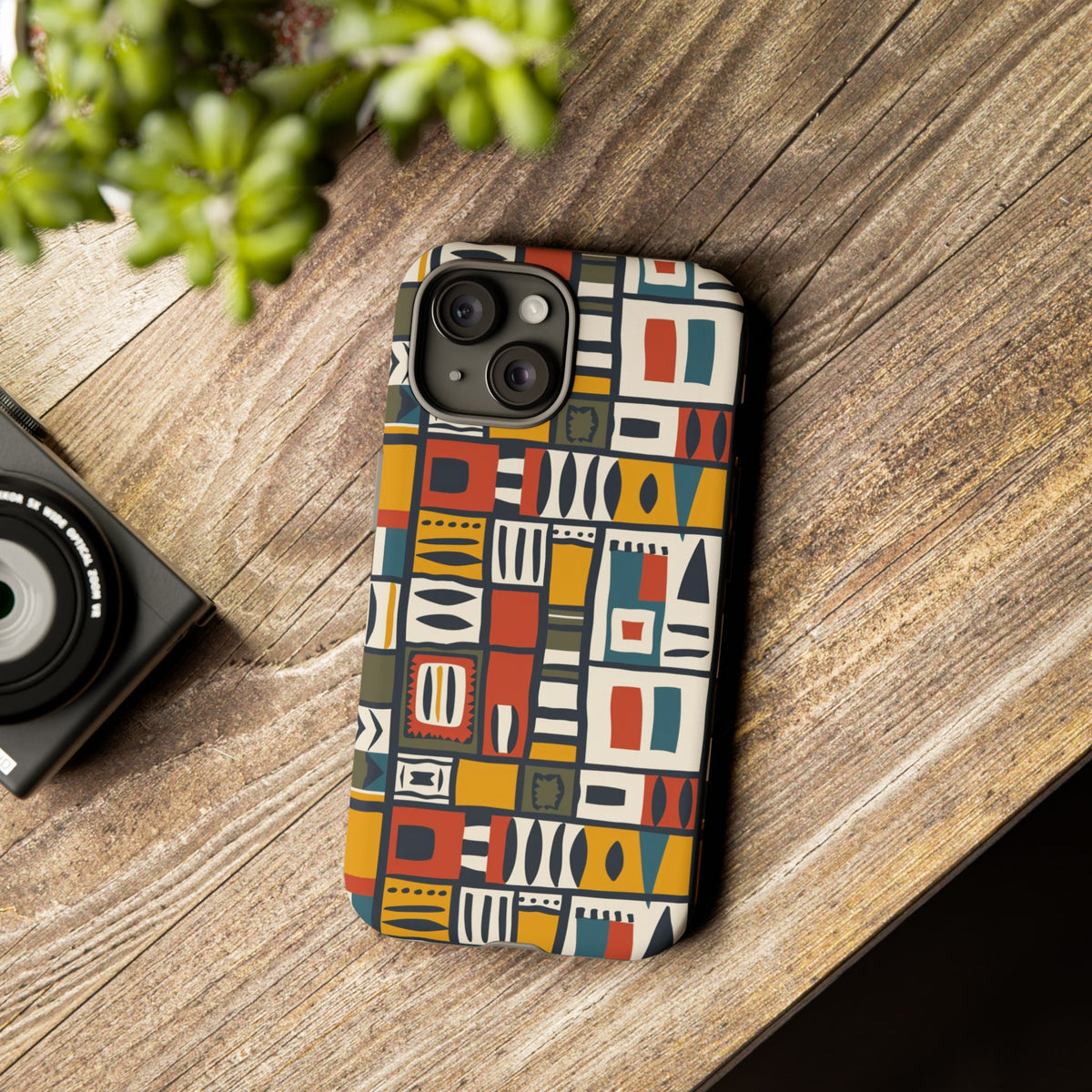 Stylish African Pattern Phone Case – Unique and Vibrant Protection 013