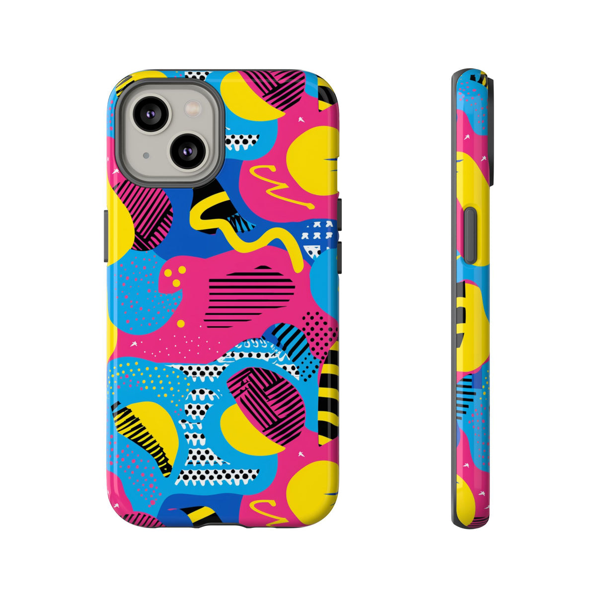 Retro 80s Seamless Phone Case – Vintage Style Meets Modern Protection 22