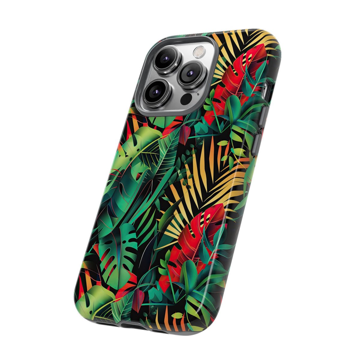 Jungle Collage Phone Case – Vibrant & Durable Nature-Inspired Protection