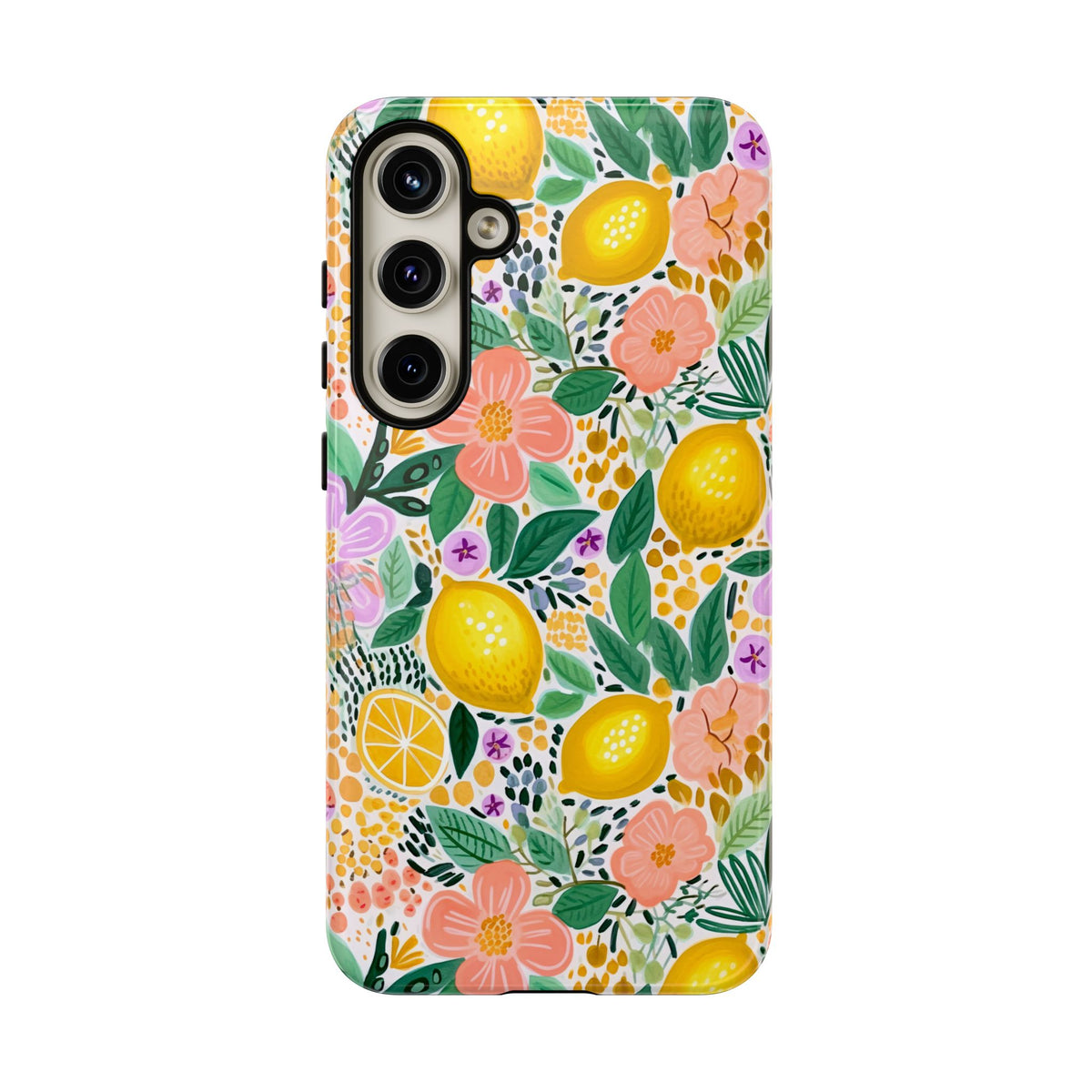 Cute Summer Lemons Phone Case – Refreshing Citrus Design for Your Phone