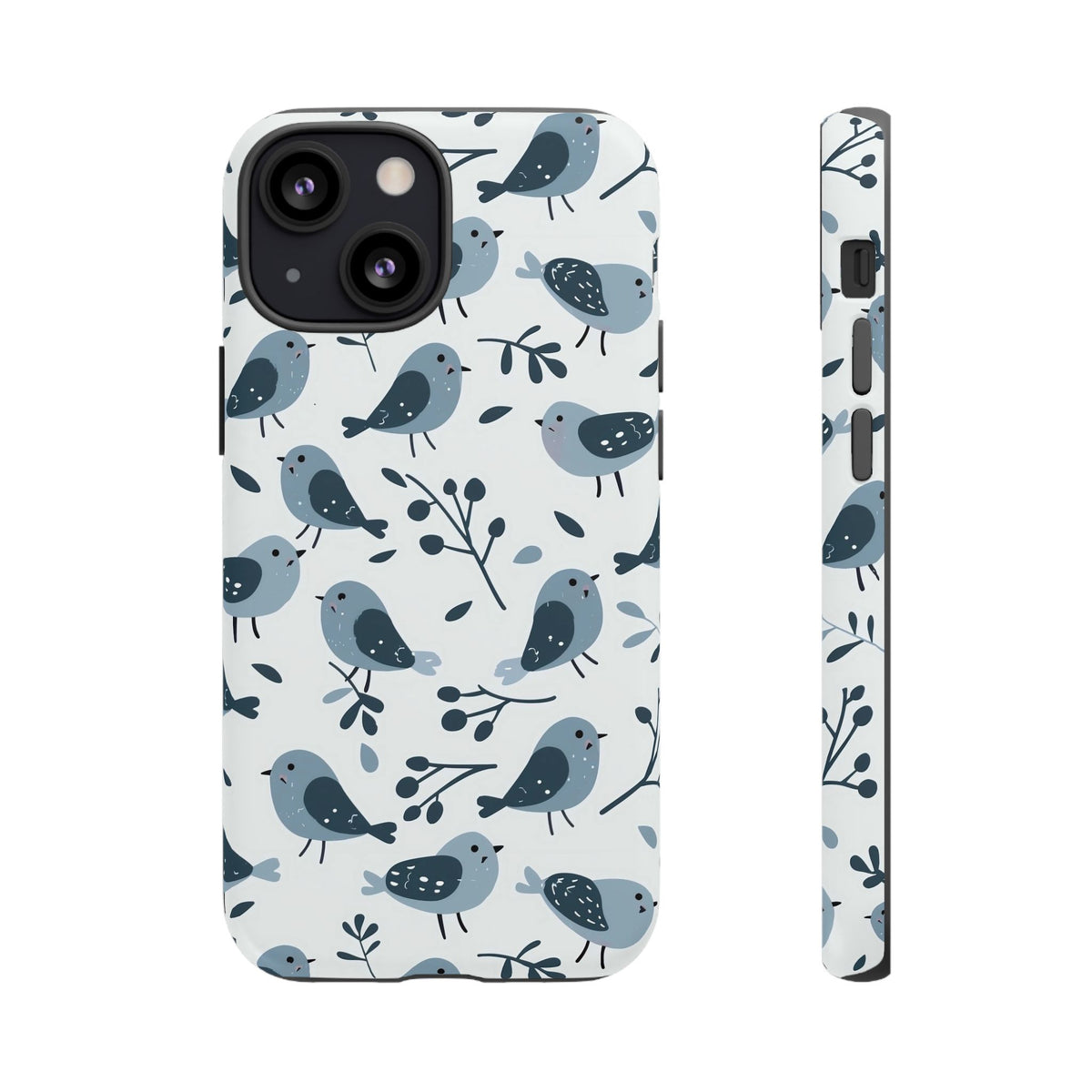 Birds Seamless Pattern Phone Case – Elegant and Timeless Avian Design 10