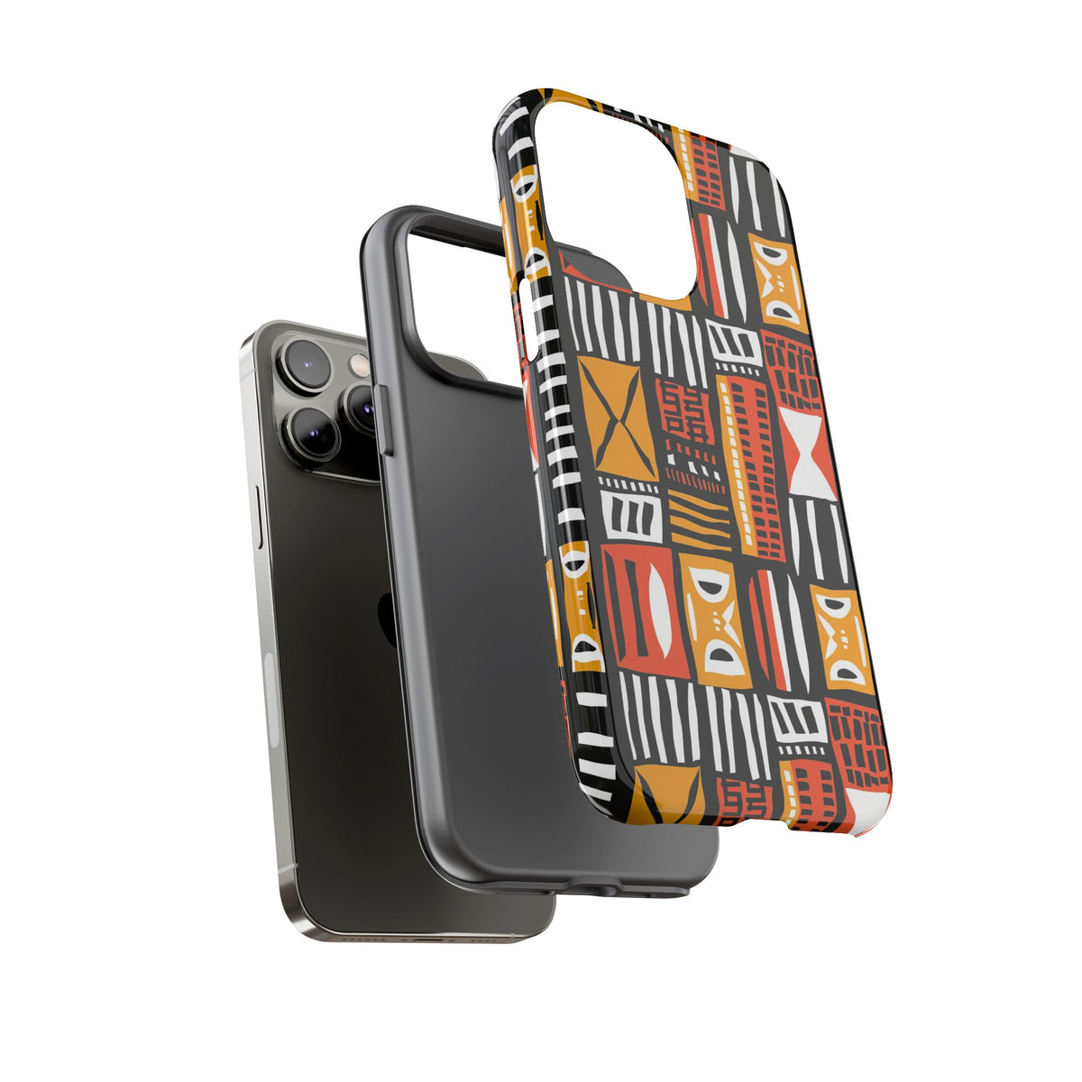 Stylish African Pattern Phone Case – Unique and Vibrant Protection 136