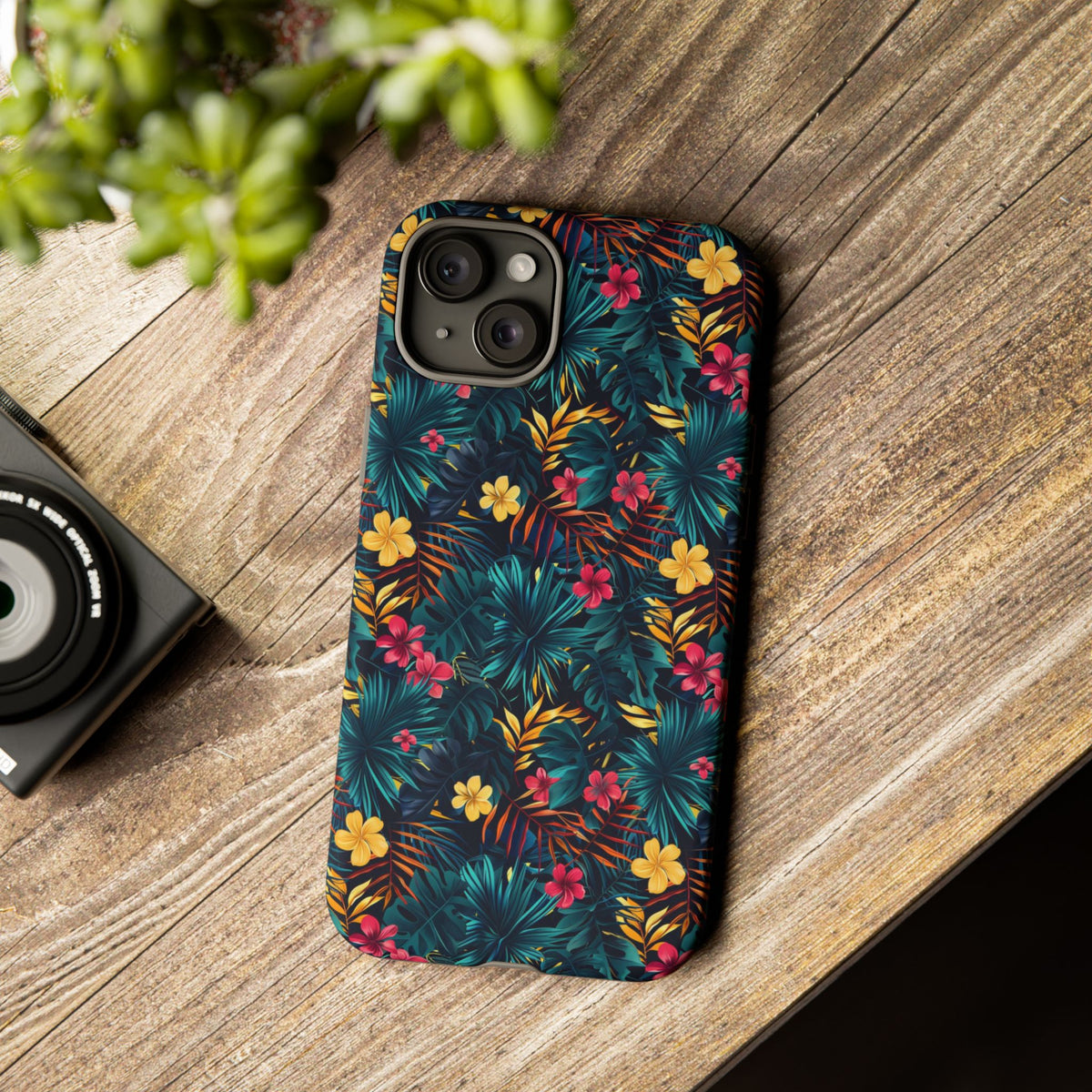 Jungle Pattern Phone Case – Exotic & Lush Design for Your Phone 327