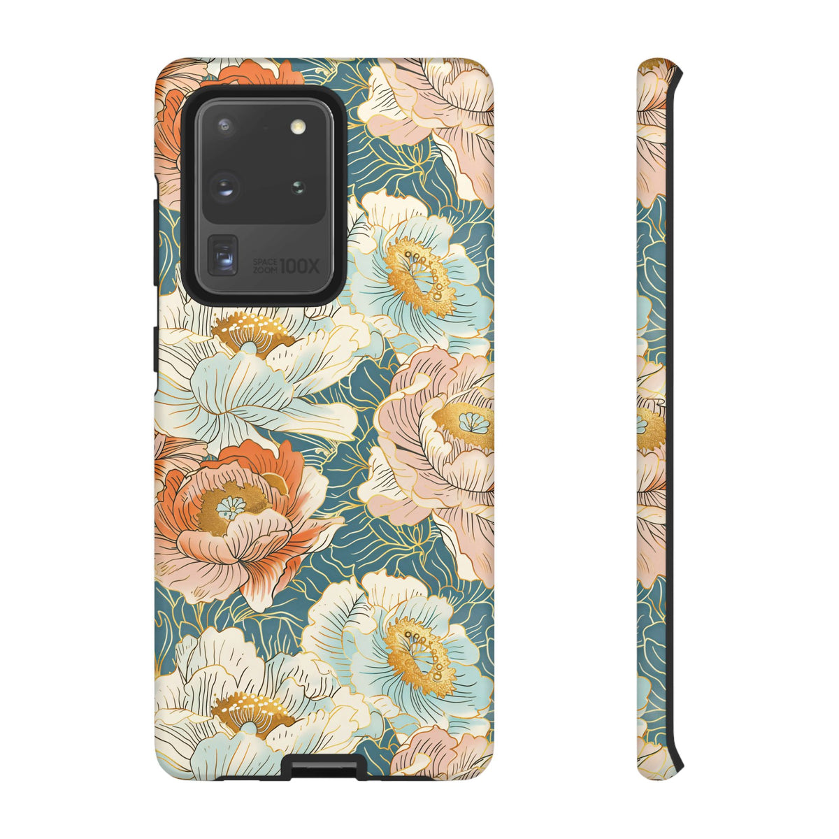 Japanese Blossom Asian Floral Design Phone Case – Elegant Floral Phone Cover 3