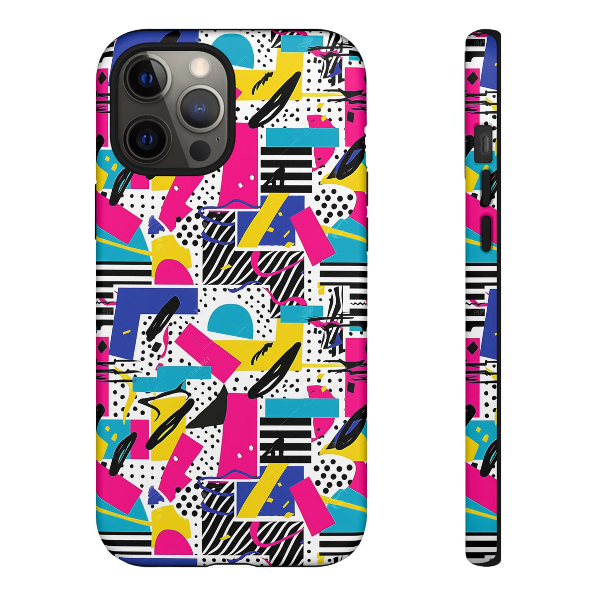 Retro 80s Seamless Phone Case – Vintage Style Meets Modern Protection 258